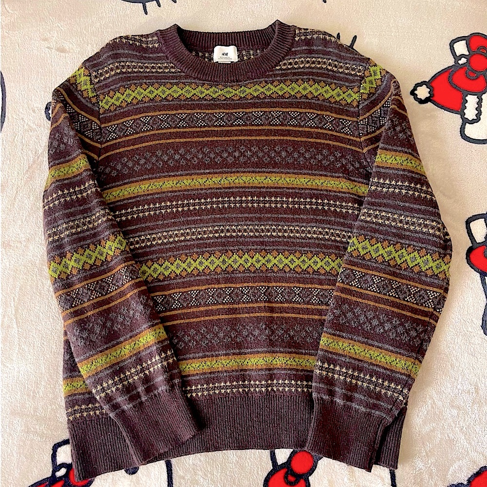COPY - Trendy Vintage Grandpa Knit Wool Sweater | H&M